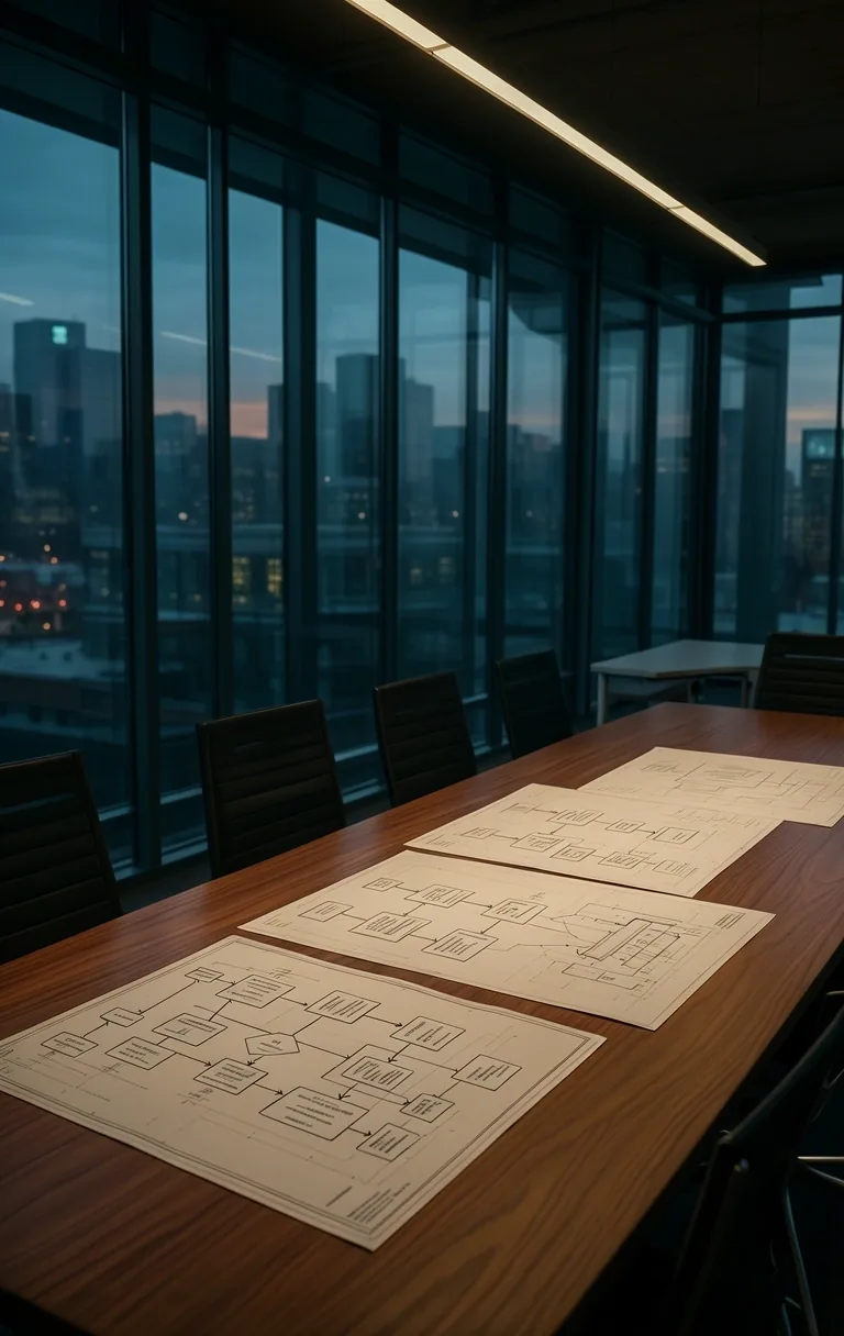 Architectural studio workspace